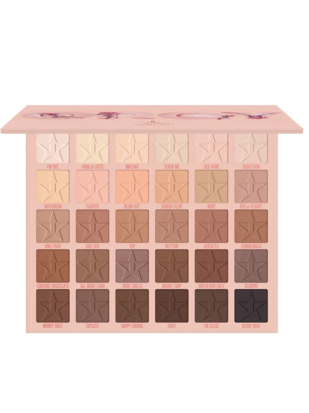 BNIB Jeffree Star Orgy Artistry Palette — Pink, Beige & Brown Neutrals